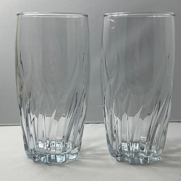 2 Anchor‎ Hocking Central Park Iced Tea Drinking Glasses Blue - Picture 3 of 8